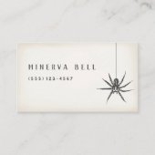 Halloween Spider Visitenkarte (Vorderseite)