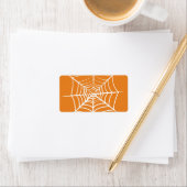 Halloween Spider Web Adressaufkleber (Insitu)