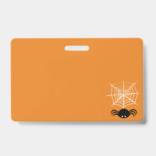 Halloween Spider Web Ausweis