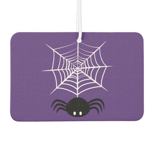 Halloween Spider Web Autolufterfrischer (Vorderseite)