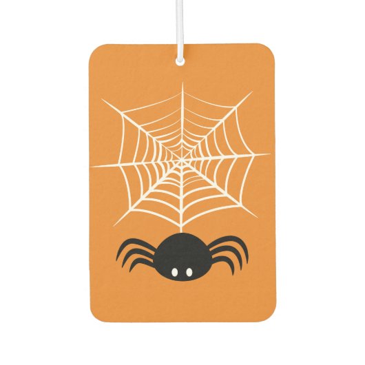 Halloween Spider Web Autolufterfrischer (Vorderseite)