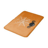 Halloween Spider Web Badematte (Schrägansicht)