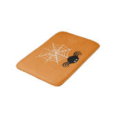 Halloween Spider Web Badematte (Schrägansicht)