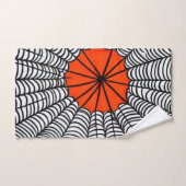 Halloween Spider Web Badhandtuch Set (Handtuch)