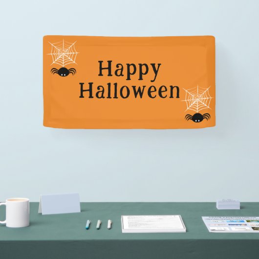 Halloween Spider Web Banner (Messe)