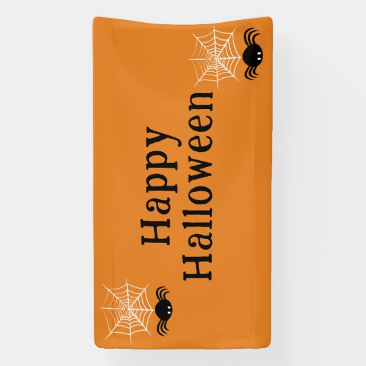 Halloween Spider Web Banner (Vertikal)