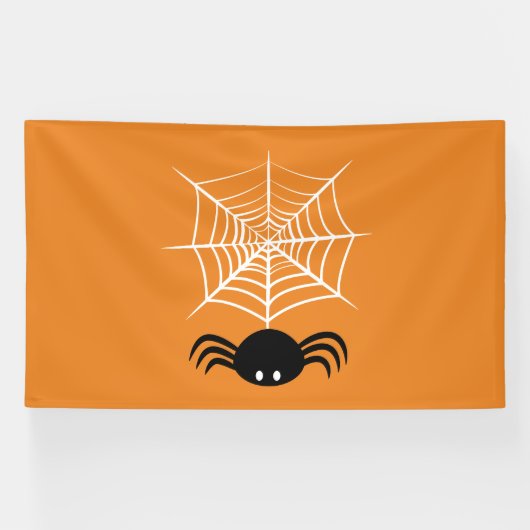 Halloween Spider Web Banner (Horizontal)