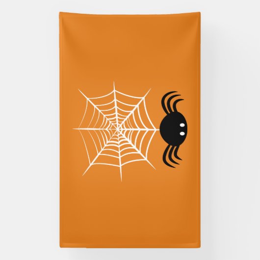 Halloween Spider Web Banner (Vertikal)