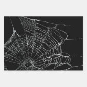 Halloween Spider Web Bats und Candy Mais Raute Geschenkpapier Set (Vorderseite 2)