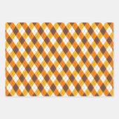 Halloween Spider Web Bats und Candy Mais Raute Geschenkpapier Set (Vorderseite)