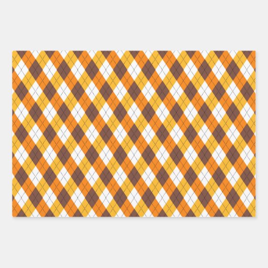 Halloween Spider Web Bats und Candy Mais Raute Geschenkpapier Set (Vorderseite)