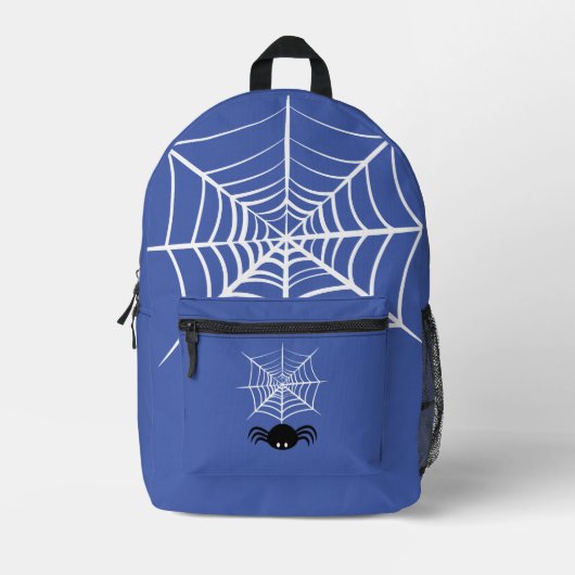 Halloween Spider Web Bedruckter Rucksack (Vorderseite)