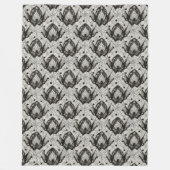 Halloween Spider Web Blanket - Nahtloses Gothic Fleecedecke (Vorderseite)