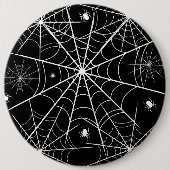 Halloween Spider Web Button (Vorderseite)