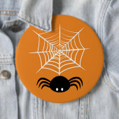 Halloween Spider Web Button (Beispiel)