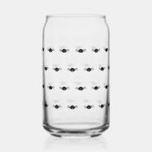 Halloween Spider Web Dosenglas (Vorderseite)