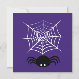 Halloween Spider Web Feiertagskarte