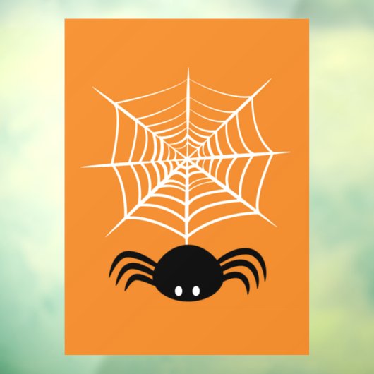 Halloween Spider Web Fensteraufkleber (Blatt 3)