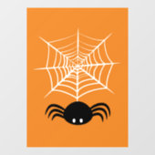 Halloween Spider Web Fensteraufkleber (Blatt)