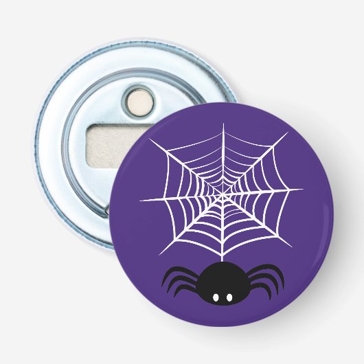 Halloween Spider Web Flaschenöffner (Vorderseite)