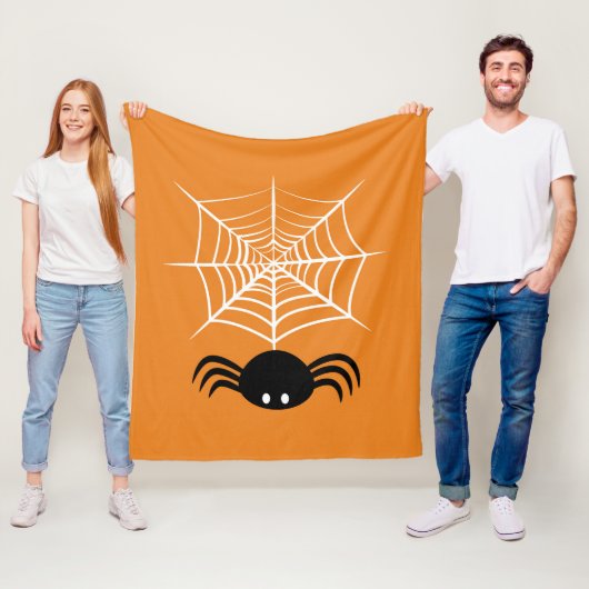 Halloween Spider Web Fleecedecke (Beispiel)