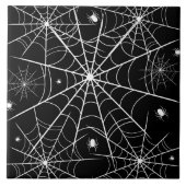 Halloween Spider Web Fliese (Vorderseite)