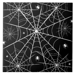 Halloween Spider Web Fliese