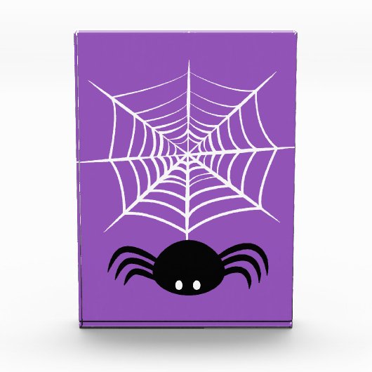 Halloween Spider Web Fotoblock (Vorderseite)