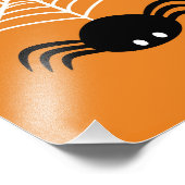 Halloween Spider Web Fotodruck (Ecke)