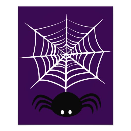 Halloween Spider Web Fotodruck (Vorne)