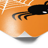 Halloween Spider Web Fotodruck (Ecke)
