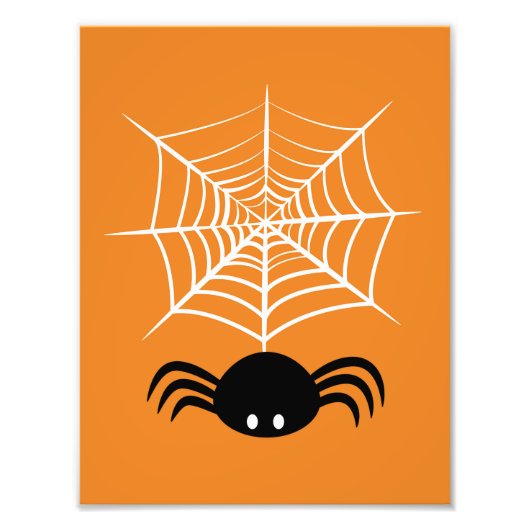 Halloween Spider Web Fotodruck (Vorne)