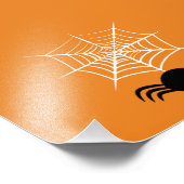Halloween Spider Web Fotodruck (Ecke)
