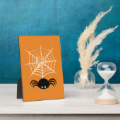 Halloween Spider Web Fotoplatte (Seite)