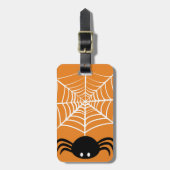 Halloween Spider Web Gepäckanhänger (Vorderseite vertikal)
