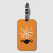 Halloween Spider Web Gepäckanhänger (Vorderseite Vertikal)
