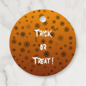 Halloween Spider Web Geschenkanhänger (Rückseite)