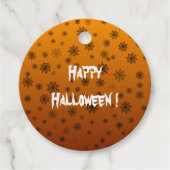 Halloween Spider Web Geschenkanhänger (Vorderseite)