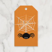 Halloween Spider Web Geschenkanhänger (Rückseite)