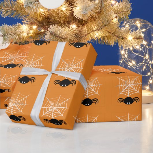 Halloween Spider Web Geschenkpapier (Feiertage)