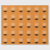 Halloween Spider Web Geschenkpapier (Flach)