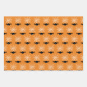 Halloween Spider Web Geschenkpapier Set (Vorderseite)