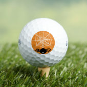 Halloween Spider Web Golfball (Insitu T-Shirt)