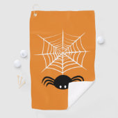 Halloween Spider Web Golfhandtuch (Insitu)