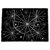 Halloween Spider Web Große Geschenktüte (Vorderseite)