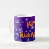 Halloween Spider Web Kaffeetasse (Vorderseite Links)