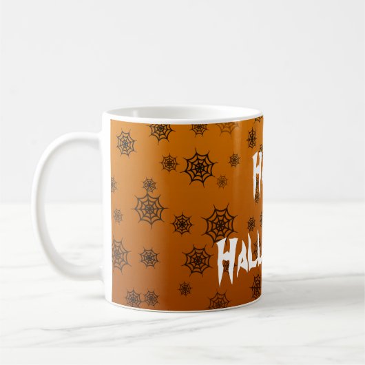Halloween Spider Web Kaffeetasse (Links)