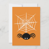 Halloween Spider Web Karte (Rückseite)