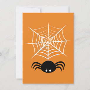 Halloween Spider Web Karte