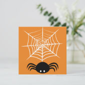 Halloween Spider Web Karte (Stehend Vorderseite)